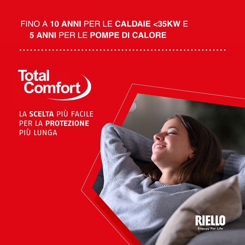 Banner Total Comfort 10 anni di tranquillità